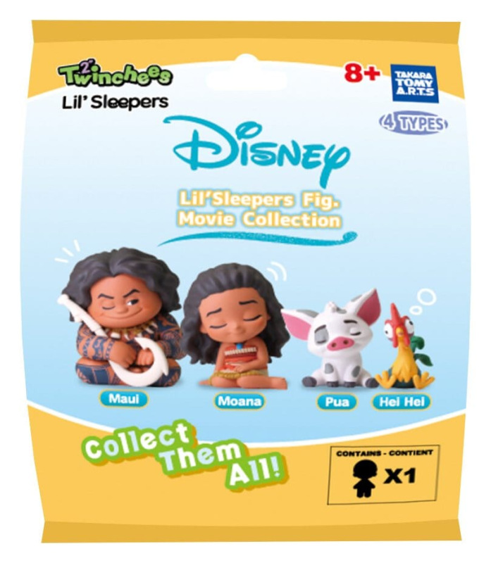 Moana Twinchees Mini Figures Lil' Sleepers 5 cm Blind Pack Display (24) 4