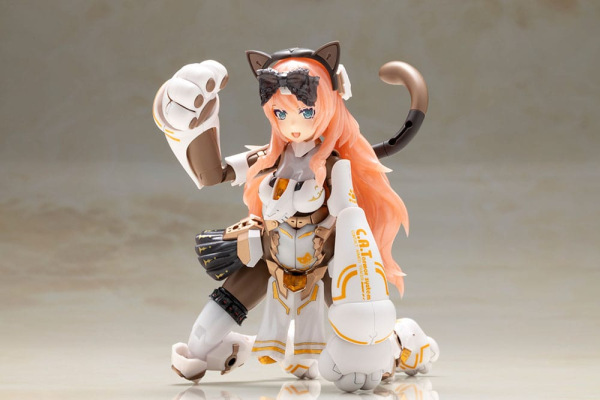 Frame Arms Girl Plastic Model Kit Durga I Cat Armor Ver. Calico 16 cm 3