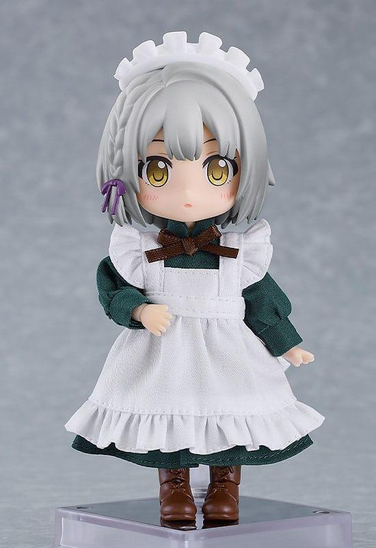 Original Character for Nendoroid Doll Figures Outfit Set: Maid Outfit Long (Green)