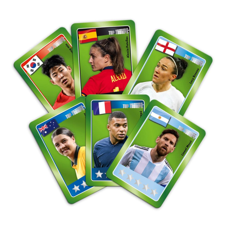 World football stars Top Trumps Match - The Crazy Cube Game Green Version 4