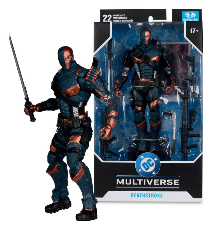 Arkham Origins DC Multiverse Action Figure Deathstroke 19 cm 3