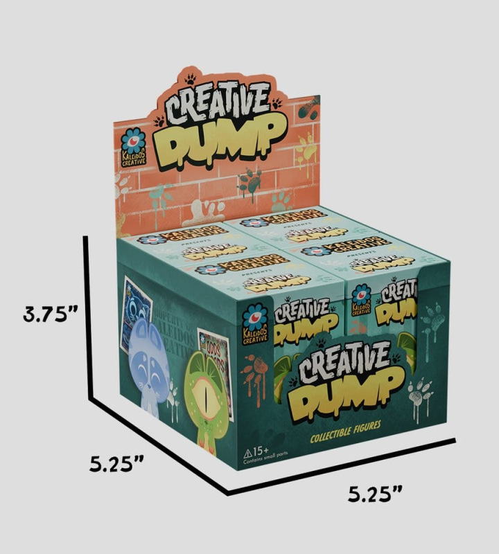 Creative Dump Mini Figures S1 7 cm Blind Box Display (4) 8
