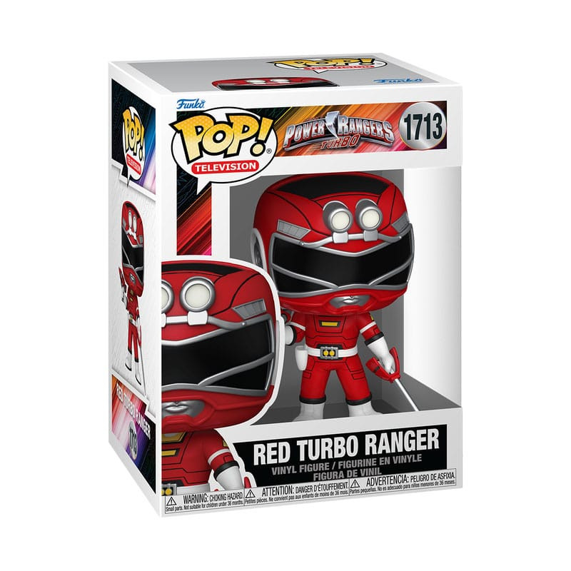 Power Rangers Generations (Tommy) POP! Movies Vinyl Figures Turbo - Red Ranger 9 cm 1