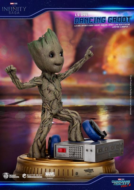 Guardians of the Galaxy 2 Life-Size Statue Dancing Groot heo EU Exclusive 32 cm