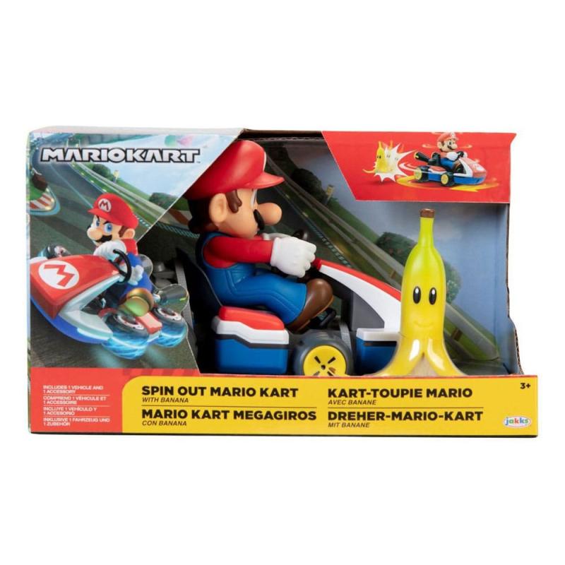 Super Mario Kart Vehicles Spin Out Assortment (6)