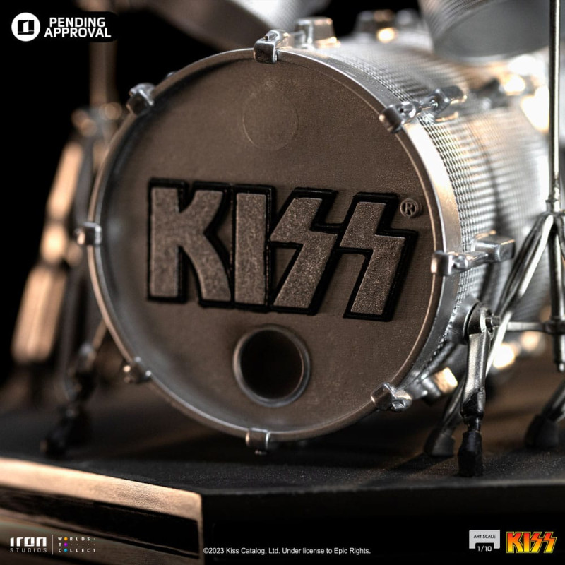 Kiss Art Scale Statue 1/10 Peter Criss Limited Edtition 22 cm 8