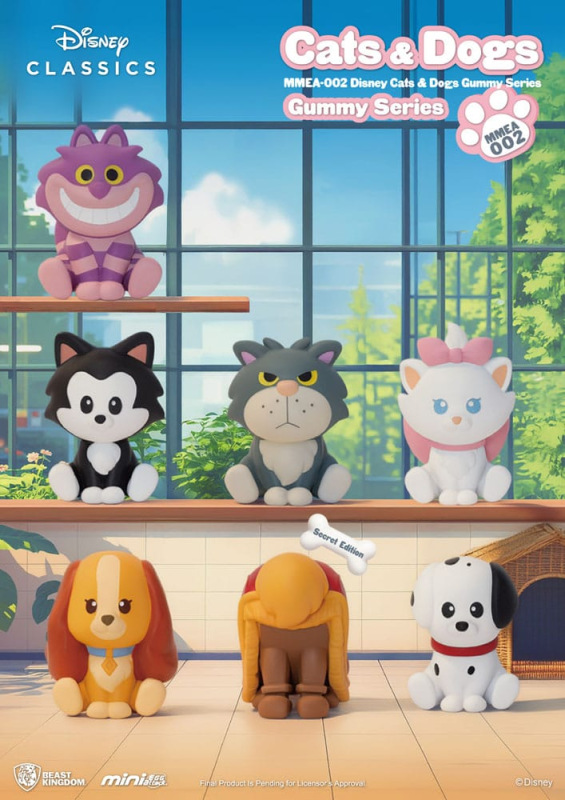 Disney Cats & Dogs Mini Egg Attack Blind Box Figures Gummy Series 3 cm Assortment (24) 3