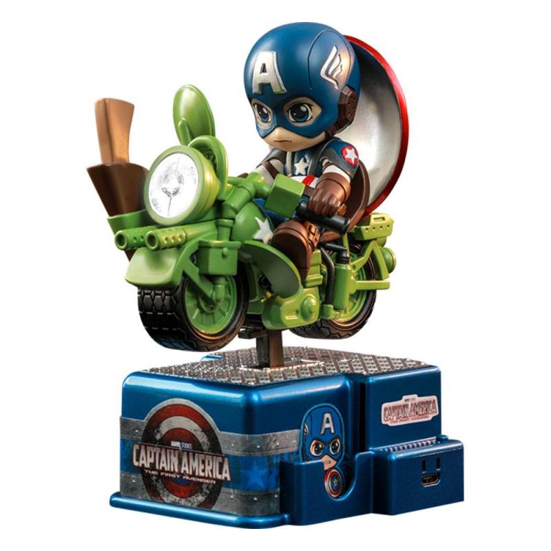 Marvel Comics CosRider Mini Figure with Sound & Light Up Captain America 15 cm