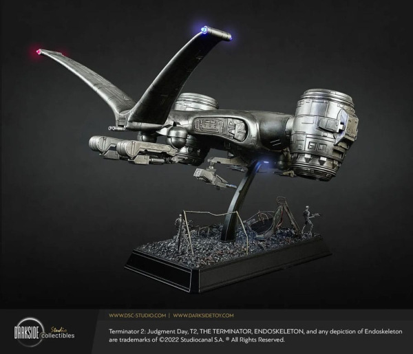 Terminator 2 Judgment Day Replica Aerial Hunter Killer 30th Anniversary Edition 60 cm 4