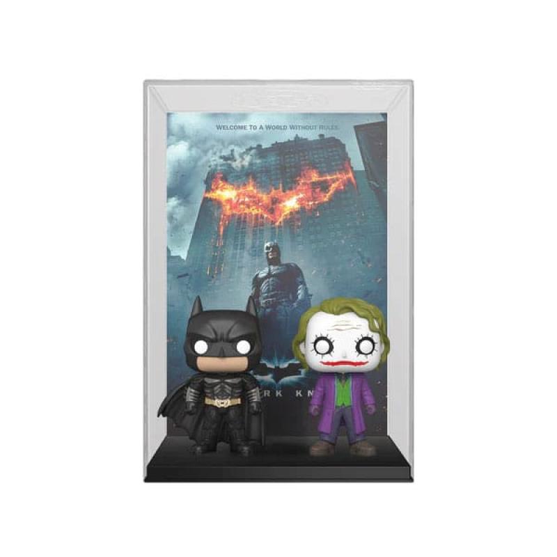 DC POP! Movie Poster & Figure The Dark Knight 9 cm