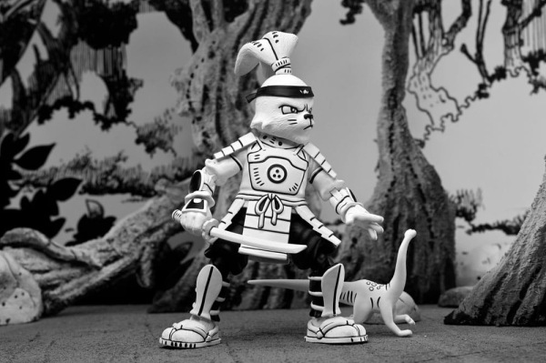 Usagi Yojimbo Action Figure Samurai Usagi Yojimbo (Black & White) 18 cm 12