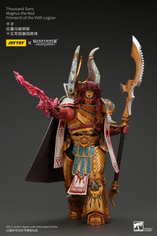 Warhammer The Horus Heresy Action Figure 1/18 Thousand sons Magnus the Red Primarch of the XVth Legi