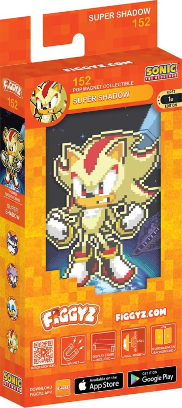 Sonic the Hedgehog (Modern) FiGGYZ Magnet Collectible Super Shadow 11 cm 1