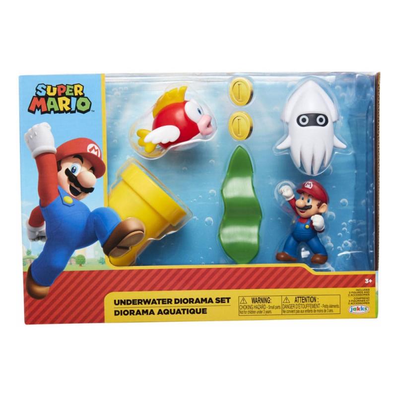 World of Nintendo Super Mario Diorama Set Assortment (6)