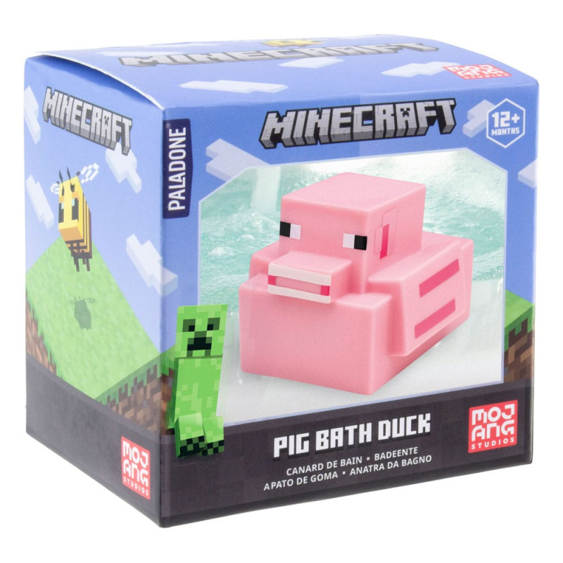 Minecraft Bath Duck Pig 6 cm 2