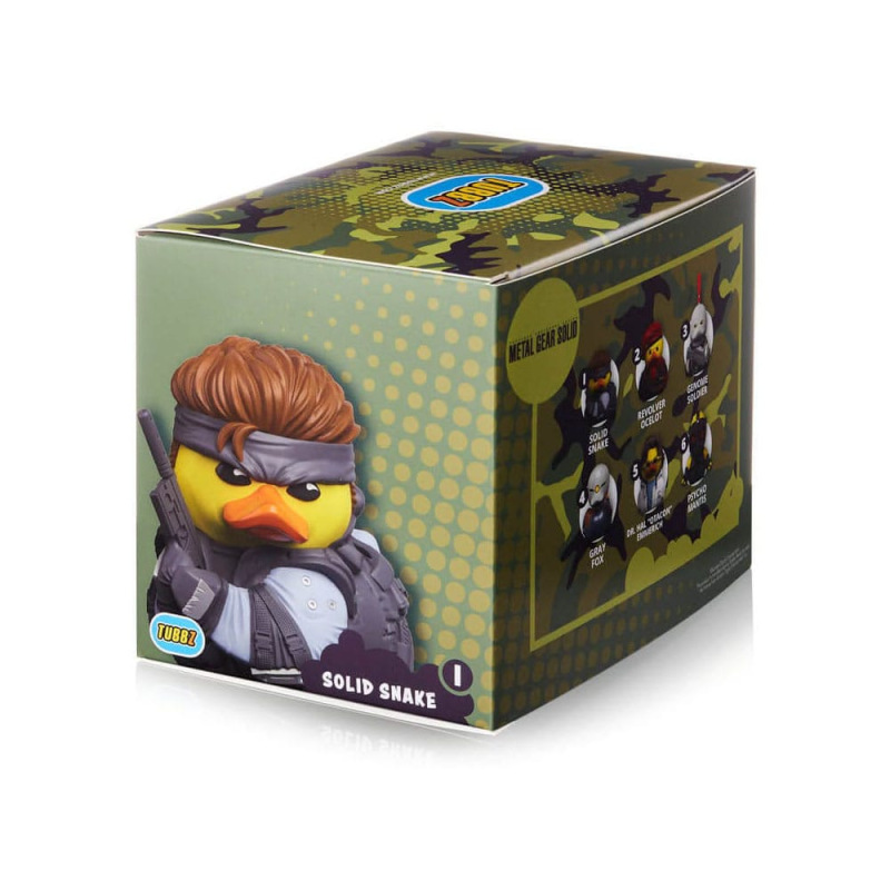 Metal Gear Solid Tubbz PVC Figure Solid Snake Boxed Edition 10 cm 1