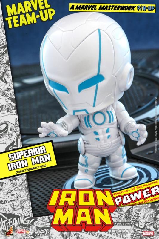 Marvel Comics Cosbaby (S) Mini Figure Superior Iron Man 10 cm