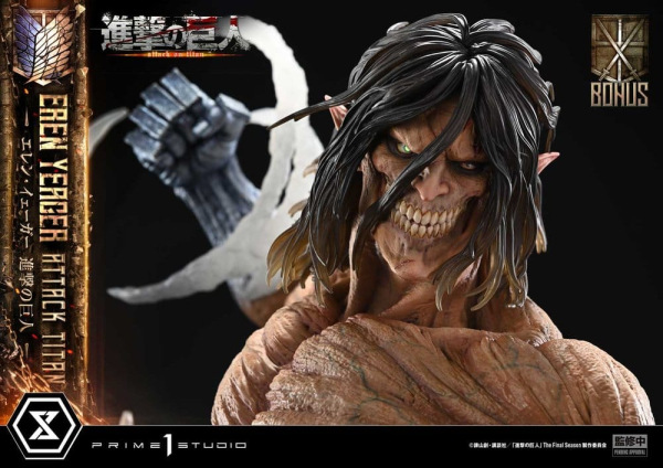 Attack on Titan (TV animation) Ultimate Diorama Masterline Statue Eren Yeager Attack Titan Bonus Ver 6