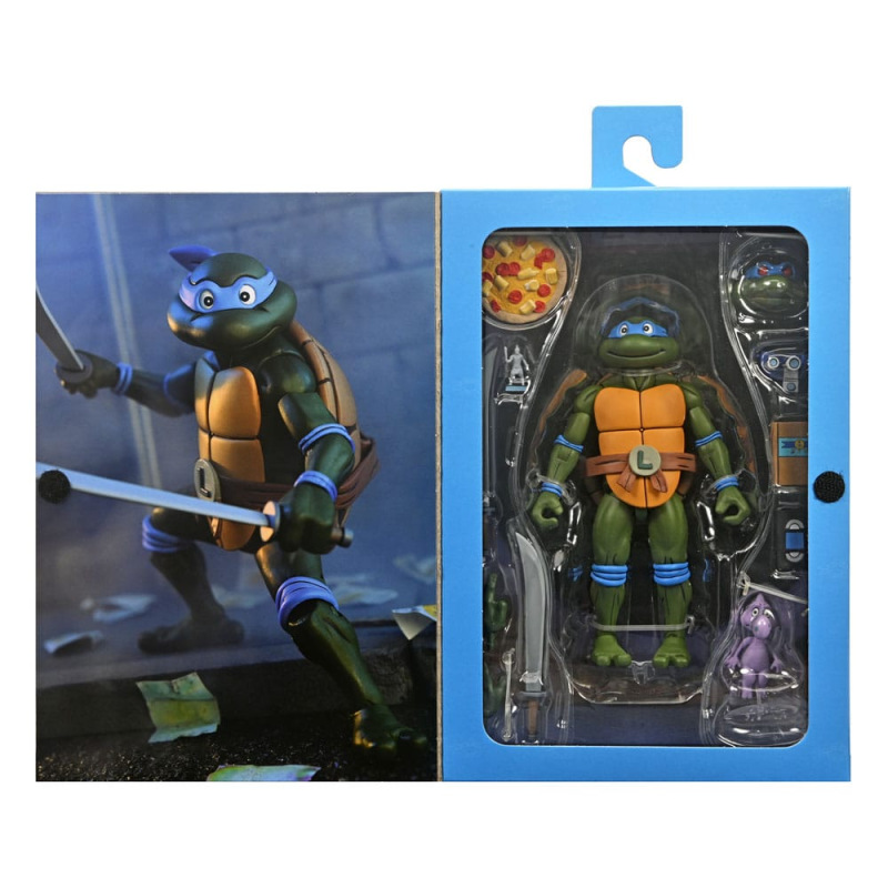 Teenage Mutant Ninja Turtles (1987 Cartoon) Action Figure Ultimate Leonardo (VHS) 18 cm 3