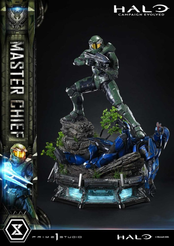 Halo Ultimate Premium Masterline Series Statue 1/4 Campaign Evolved Master Chief Bonus Version 78 cm 10