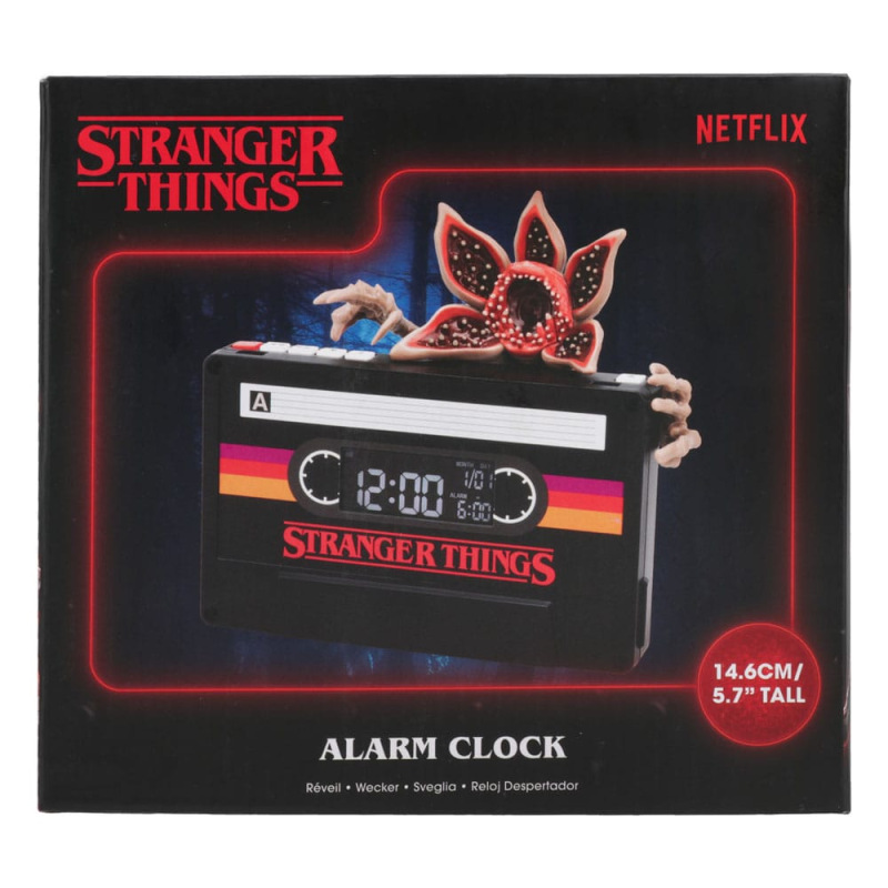 Stranger Things 5 Alarm Clock Demogorgon Cassette 15 cm 3