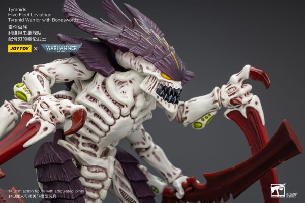 Warhammer 40k Action Figure 1/18 Tyranids Hive Fleet Leviathan Tyranid Warrior with Boneswords 12 cm 4