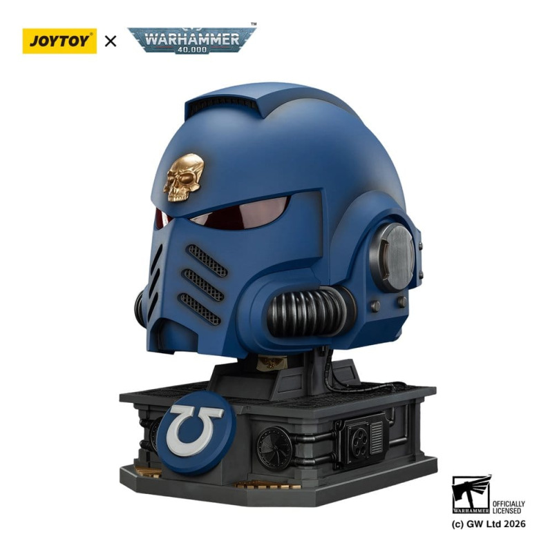 Warhammer 40,000 Captain MkX Helmet & Display Stand Ultramarines 44 cm 7