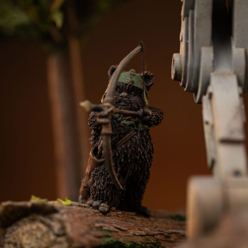 Star Wars Demi Art Scale Statue 1/20 AT-ST and Chewbacca 53 cm 3