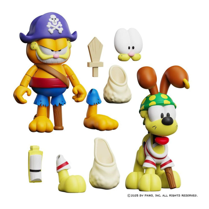 Garfield Action Figures 2 Pack Pirate Garfield and Pirate Odie 4