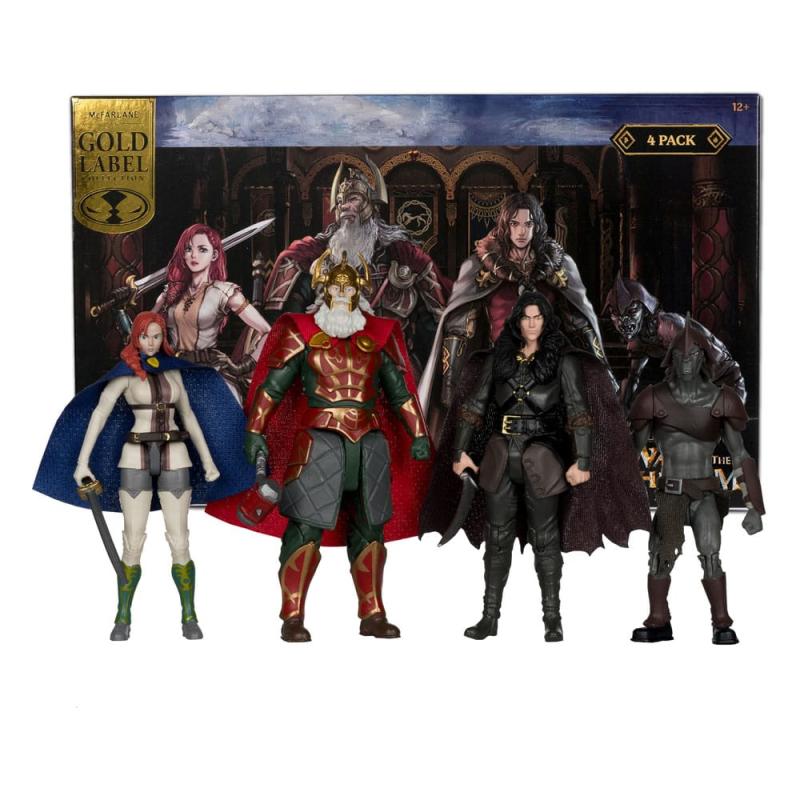 The Lord of the Rings: The War of the Rohirrim Action Figures 4-Pack 10 cm