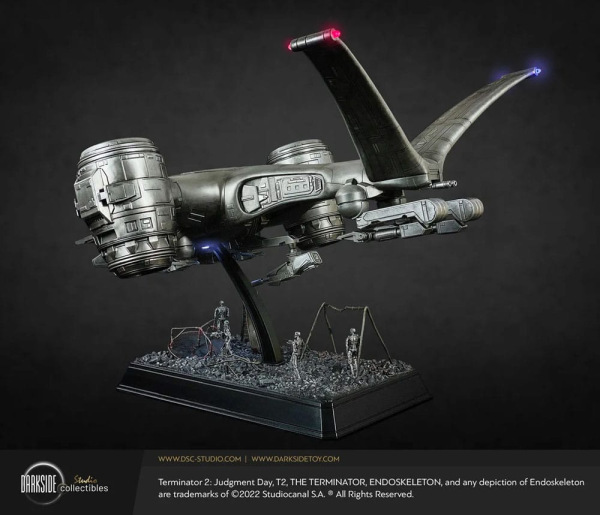 Terminator 2 Judgment Day Replica Aerial Hunter Killer 30th Anniversary Edition 60 cm 6