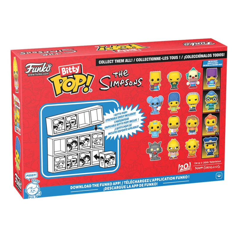 The Simpsons Bitty POP! Vinyl Figure 4-Pack Series 4 2 cm 5