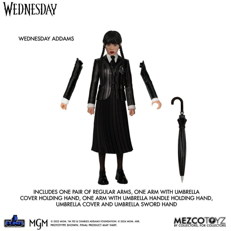 Wednesday 5 Points Figure Wednesday & Enid Boxed Set 10 cm