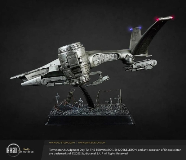 Terminator 2 Judgment Day Replica Aerial Hunter Killer 30th Anniversary Edition 60 cm 7