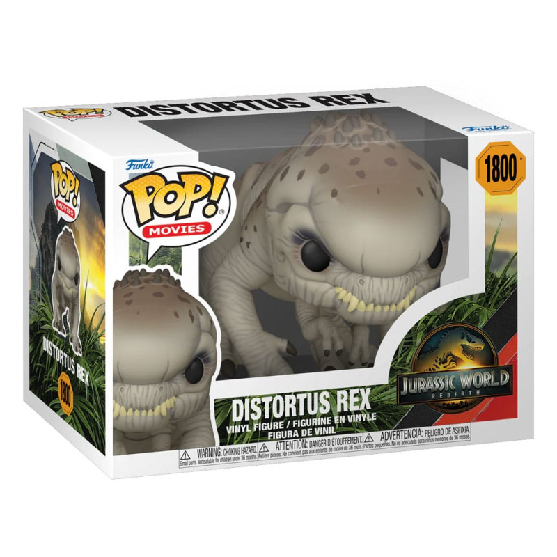 Jurassic World Rebirth POP! Movies Vinyl Figure Distortus Rex 9 cm 1