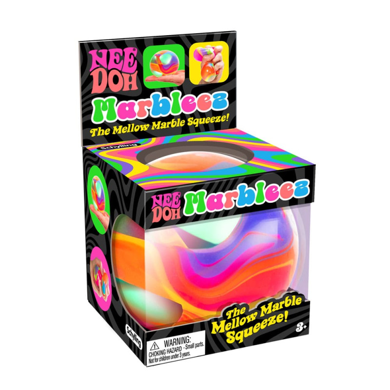NeeDoh Squeeze Figures Marbleez Ball 7 cm Display (6) 1