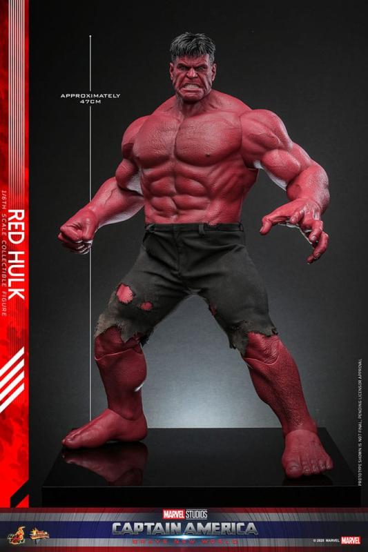 Captain America: Brave New World Movie Masterpiece Action Figure 1/6 Red Hulk 47 cm 10