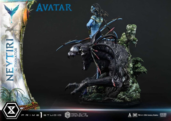 Avatar (Film) Real Elite Masterline Series Statue 1/4 Neytiri & Thanator Deluxe Bonus Version 75 cm 13