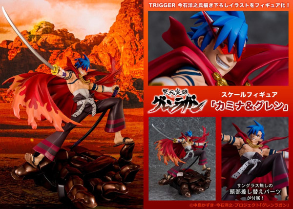 Tengen Toppa Gurren Lagann PVC Statue Kamina & Gurren 27 cm 5
