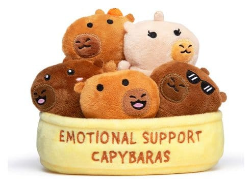 Relatable Emotional Support Plush Figure Capybaras