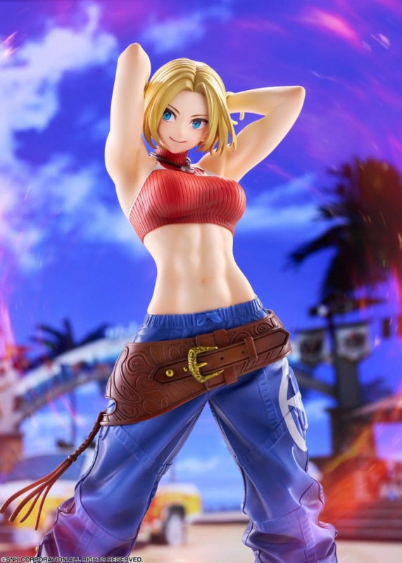 Fighting Girls Collection The King of Fighters XV PVC Figure 1/7 Blue Mary AmiAmi Limited Edition 26 12