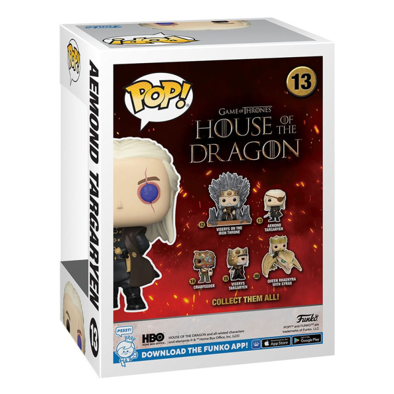 House of the Dragon POP! TV Vinyl Figures Aemond Targaryen 9 cm Assortment (6) 4