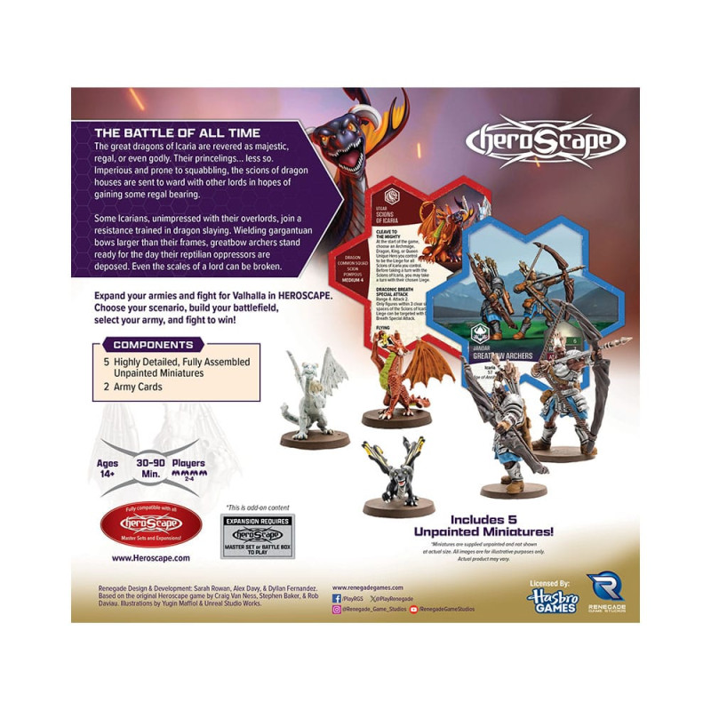 Heroscape Army Expansion Embers of War: Greatbow Archers and Scions of Icaria *English Version* 1