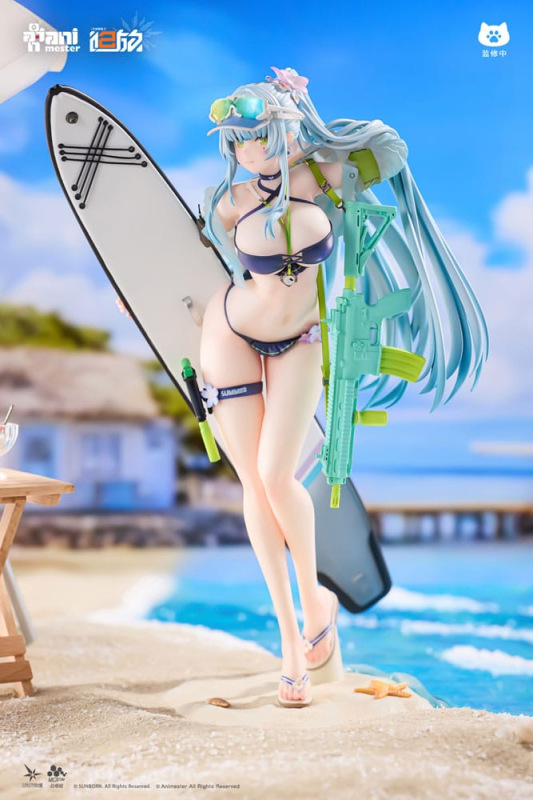 Girls' Frontline 2: Exilium Statue 1/7 HK416 Cerulean Breaker 24 cm 12