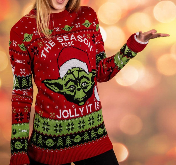 Star Wars Christmas Sweater Yoda Size XL 1