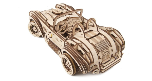 Ugears 3D Wooden Puzzle Drift Cobra Racing Car 14