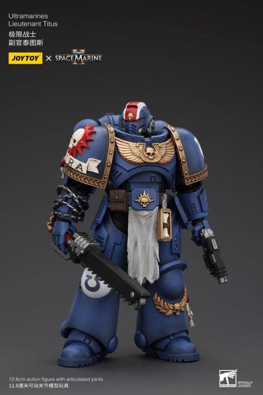 Warhammer 40k Action Figure 1/18 Uitramarines Lieutenant Titus 13 cm 5