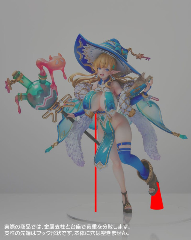 Original Character Elf Village Series PVC Statue 1/6 15th Villager Milklinde Antenna 25 cm 8