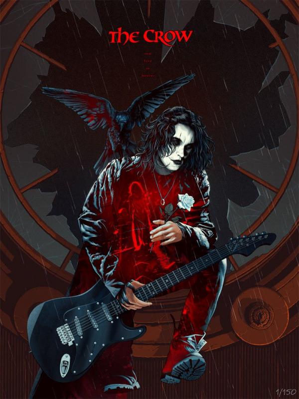The Crow Art Print Real Love Is Forever 46 x 61 cm - unframed