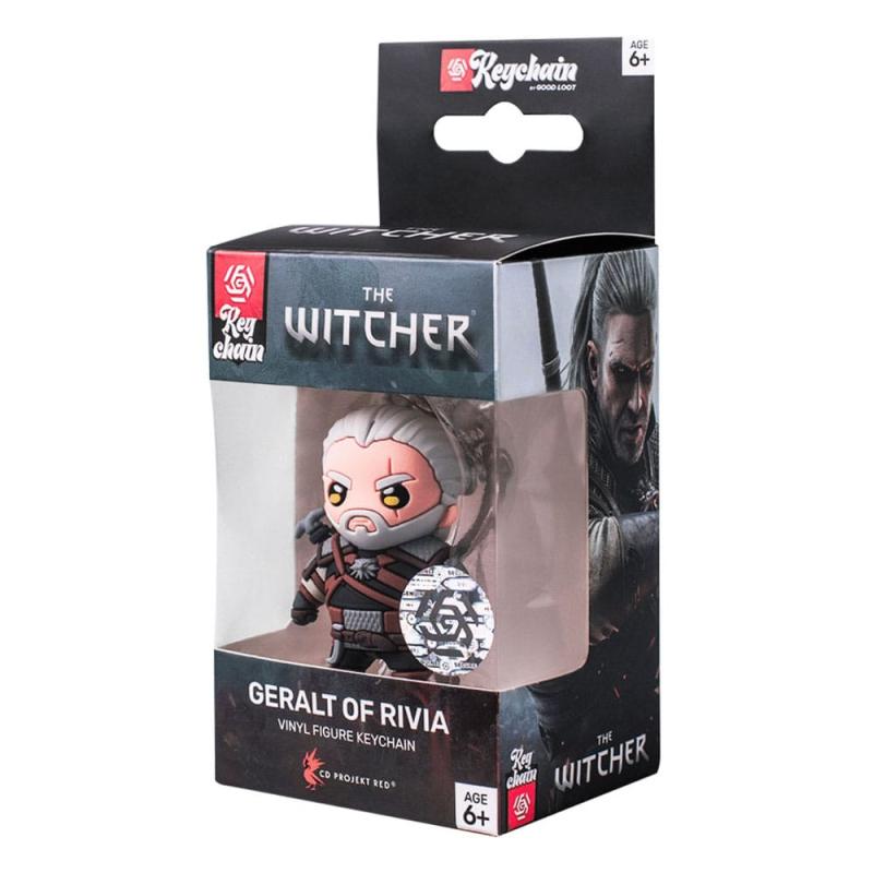 The Witcher III: Wild Hunt Vinyl Keychain Geralt of Rivia 1